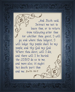 Thy People Shall Be My People - Ruth 1:16-17